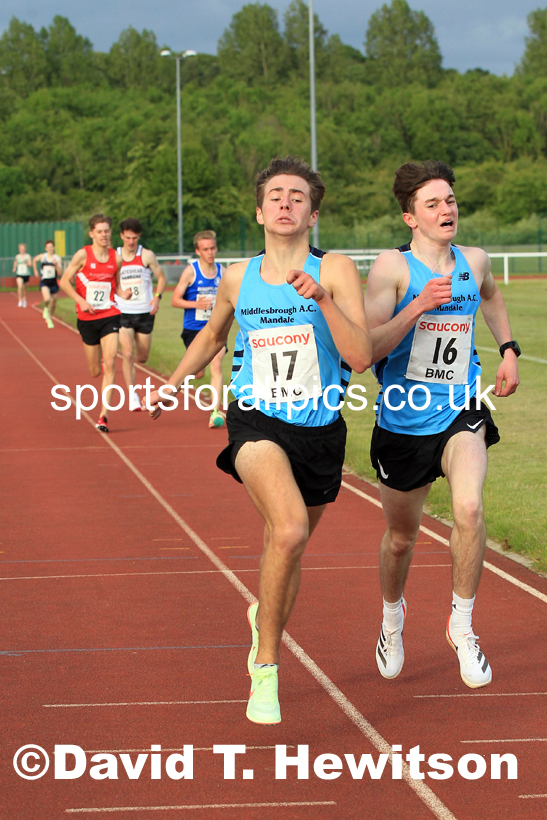 The 1500 metres, 2022 BMC Chester le Street. Photo: David T. Hewitson/Sports for All Pics